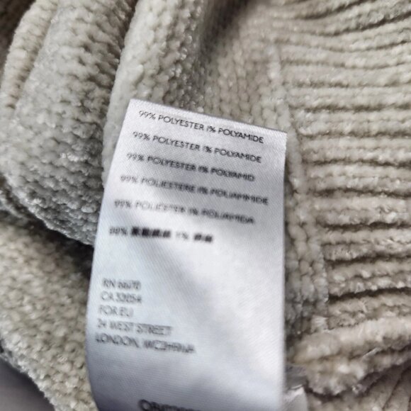 Urban Outfitters Women's Size Large Ivory Chenille Button Cardigan - Picture 2 of 7